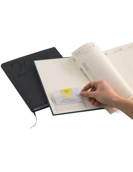 10 PORTABIGLIETTI DA VISITA AUTOADESIVI 5,5X9CM ETICARD T 318103 SEI ROTA BUSTE PER USI DIVERSI E DEDICATI