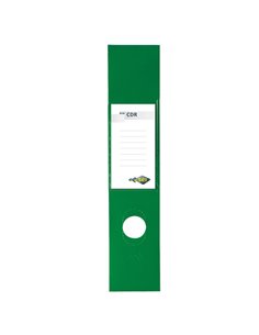 Busta 10 copridorso CDR PVC adesivi verde 7x34,5cm SEI ROTA 58012535 SEI ROTA DORSI PER REGISTRATORI