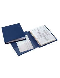 Raccoglitore SANREMO 2000 30 C 4D blu 22x30cm SEI ROTA 34308407 SEI ROTA RACCOGLITORI AD ANELLI