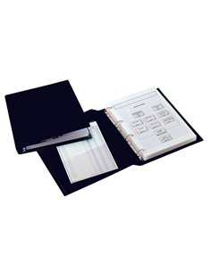 Raccoglitore SANREMO 2000 25 4D nero 25x35cm SEI ROTA 34253510 SEI ROTA RACCOGLITORI AD ANELLI