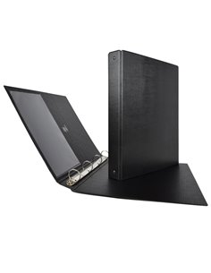 Raccoglitore STELVIO 25 A4 4R nero 22x30cm SEI ROTA 36254410 SEI ROTA RACCOGLITORI AD ANELLI