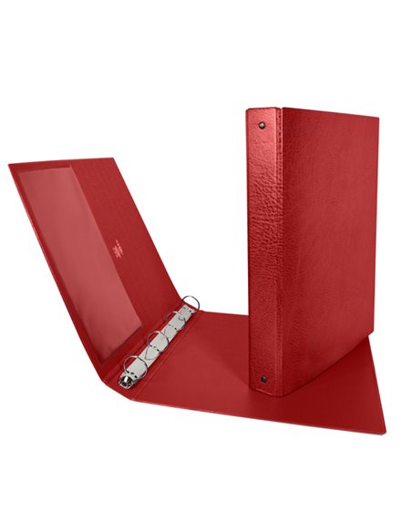 Raccoglitore STELVIO 25 A4 4R rosso 22x30cm SEI ROTA 36254412 SEI ROTA RACCOGLITORI AD ANELLI