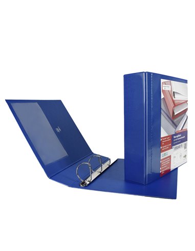 Raccoglitore STELVIO TI 30 A4 4D 22x30cm blu personalizzabile SEI ROTA 36304137 SEI ROTA RACCOGLITORI PERSONALIZZABILI