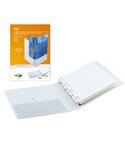 Raccoglitore FLY 40 A4 4D 22x30cm personalizzabile bianco SEI ROTA 36407501
