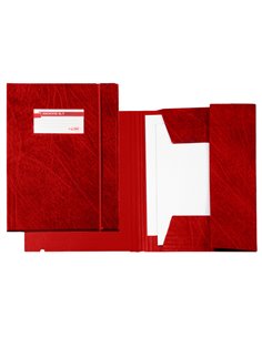 CARTELLINA ARCHIVIO 3L F ROSSO 25X35CM 67300112 SEI ROTA CARTELLINE A TRE LEMBI PLASTICA