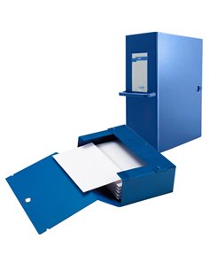 Scatola archivio Big 120 250x350mm blu c/maniglia Sei Rota 68001207 SEI ROTA SCATOLE ARCHIVIO CON BOTTONE