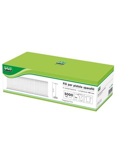 SCATOLA DA 5000 FILI IN PP 40MM PER SPARAFILI 5260 LEBEZ 5264 LEBEZ SPARAFILI-FILI