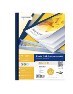 Portalistini personalizzabile UnoTI 22x30cm 36 buste Sei Rota 55223607 SEI ROTA PORTALISTINI PERSONALIZZABILI