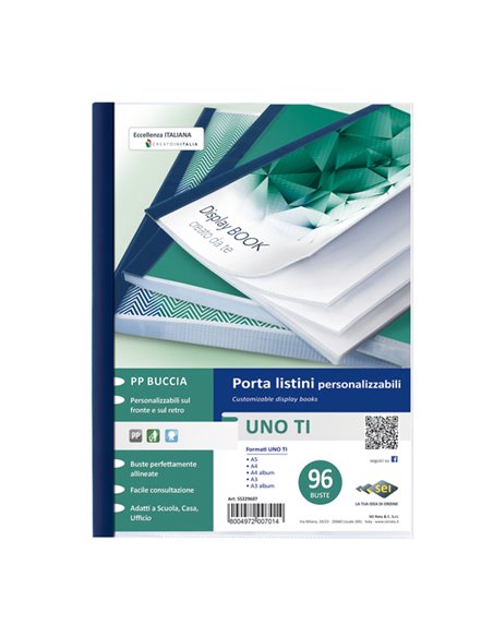 Portalistini personalizzabile UnoTI 22x30cm 96 buste Sei Rota 55229607