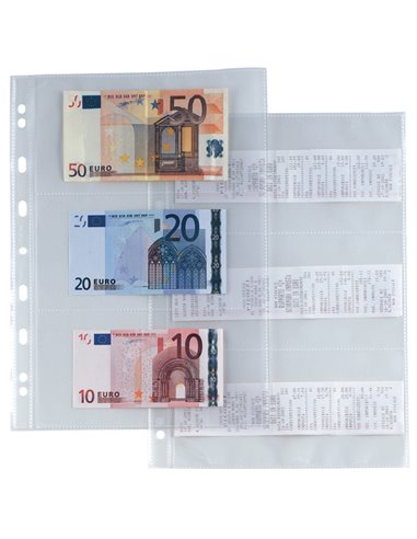 10 buste forate ATLA 6S 21x29,7 porta scontrini fiscali/banconote SEI ROTA 662217 SEI ROTA BUSTE PER USI DIVERSI E DEDICATI
