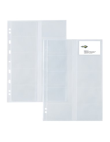 10 buste forate ATLA CARD 21x29,7cm porta 20 biglietti visita SEI ROTA 662131 SEI ROTA BUSTE PER USI DIVERSI E DEDICATI