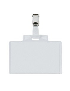 100 portanome Pass 3E 9,5x6cm c/clip in metallo Sei Rota 318005
