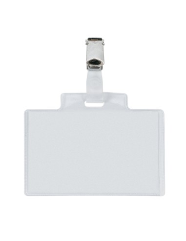100 portanome Pass 3E 9,5x6cm c/clip in metallo Sei Rota 318005