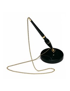 STILOFORO CON BASE MARMO NERO ART.1703-N 1703-N LEBEZ STILOFORI E BASI