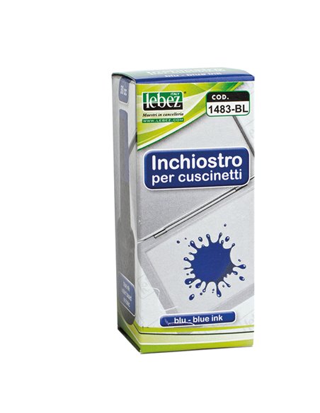 INCHIOSTRO BLU 30ml ART.1483 S/OLIO X CUSCINETTI LEBEZ 1483-BL