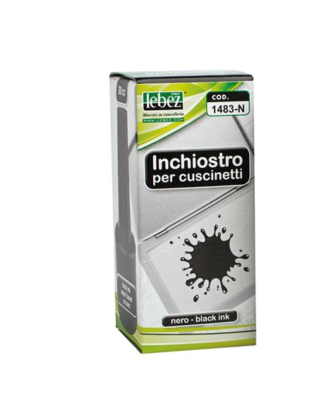 INCHIOSTRO NERO 30ml ART.1483 S/OLIO X CUSCINETTI LEBEZ 1483-NE