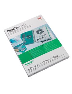 Scatola 100 pouches 2x75mic 216x303mm A4 GBC 3740400