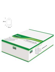 SCATOLA 1000 ETICHETTE CON FILO A387 (13X20MM) A387 LEBEZ ETICHETTE IDENTIFICATIVE-CON FILO