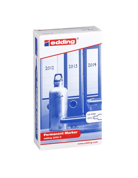 MARCATORE EDDING 2000C BLU P.CONICA E-2000C 003 EDDING PERMANENTI
