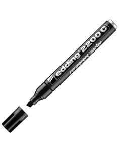 MARCATORE EDDING 2200C NERO P.SCALPELLO E-2200C 001 EDDING PERMANENTI