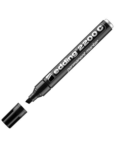 MARCATORE EDDING 2200C NERO P.SCALPELLO E-2200C 001 EDDING PERMANENTI