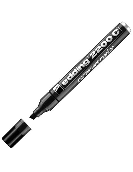 MARCATORE EDDING 2200C NERO P.SCALPELLO E-2200C 001 EDDING PERMANENTI