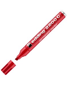 MARCATORE EDDING 2200C ROSSO P.SCALPELLO E-2200 002 EDDING PERMANENTI