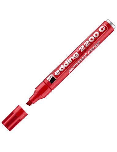 MARCATORE EDDING 2200C ROSSO P.SCALPELLO E-2200 002 EDDING PERMANENTI