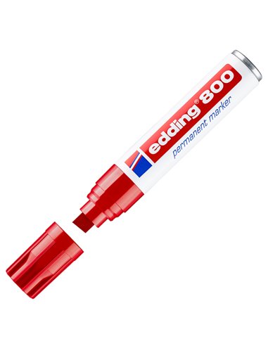 MARCATORE EDDING 800 ROSSO PS 4-12MM PERMANENTE E-800 002 EDDING PERMANENTI