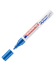 Marcatore EDDING 750 punta media vernice blu E-750 003 EDDING A VERNICE