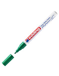 Marcatore EDDING 751 punta fine vernice verde E-751 004 EDDING A VERNICE