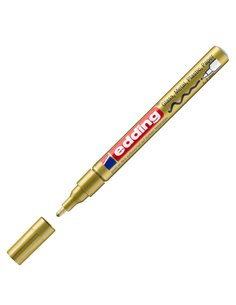 Marcatore EDDING 751 punta fine vernice oro E-751 053