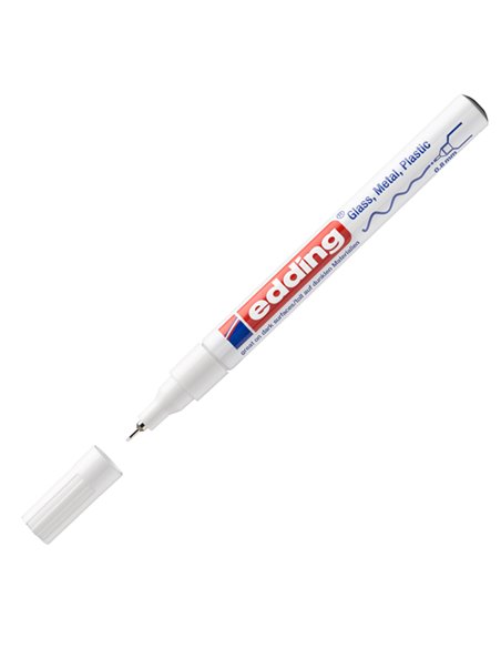 Marcatore EDDING 780 punta extra fine vernice bianco E-780 049 EDDING A VERNICE