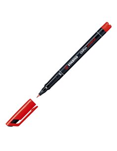 PENNARELLO STABILO OHPEN 841 PERMANENTE SUPERFINE ROSSO 841/40