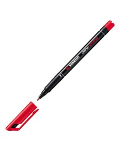 PENNARELLO STABILO OHPEN 842 PERMANENTE FINE ROSSO 842/40