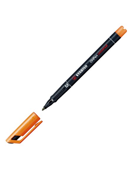 BUSTA 8 PENNARELLI STABILO OHPEN 843 PERMANENTE MEDIO 843/8 STABILO PERMANENTI