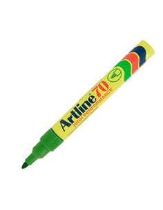 Marcatore artline A 70 permanente punta tonda verde A 70/V ARTLINE PERMANENTI