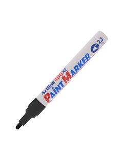 Marcatore artline A 400 punta tonda a vernice nero A400N