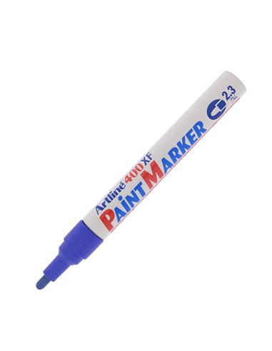 Marcatore artline A 400 punta tonda a vernice blu A400B ARTLINE A VERNICE