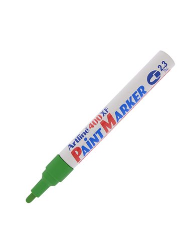 Marcatore artline A 400 punta tonda a vernice verde A400V ARTLINE A VERNICE