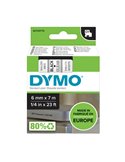 NASTRO DYMO TIPO D1 (6MMX7MT) NERO/TRASPARENTE 436100 S0720770