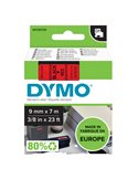 NASTRO DYMO TIPO D1 (9MMX7M) NERO/ROSSO 409170 S0720720