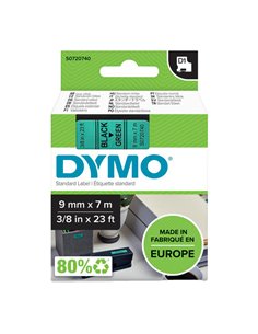 NASTRO DYMO TIPO D1 (9MMX7M) NERO/VERDE 409190 S0720740 DYMO ETICHETTE-NASTRI-TAMPONI PER ETICHETTATRICI E PREZZATRICI