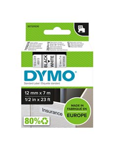 NASTRO DYMO TIPO D1 (12MMX7M) NERO/BIANCO 450130 S0720530