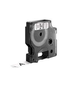 NASTRO DYMO TIPO D1 (12MMX7M) NERO/BIANCO 450130 S0720530 2