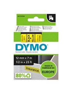 NASTRO DYMO TIPO D1 (12MMX7M) NERO/GIALLO 450180 S0720580
