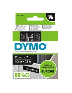 NASTRO DYMO TIPO D1 (12MMX7M) BIANCO/NERO 450210 S0720610