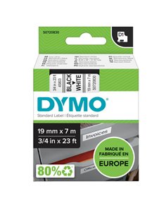 NASTRO DYMO TIPO D1 (19MMX7MT) NERO/BIANCO 458030 S0720830