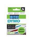 NASTRO DYMO TIPO D1 (19MMX7MT) NERO/BLU 458060 S0720860