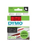 NASTRO DYMO TIPO D1 (19MMX7MT) NERO/ROSSO 458070 S0720870